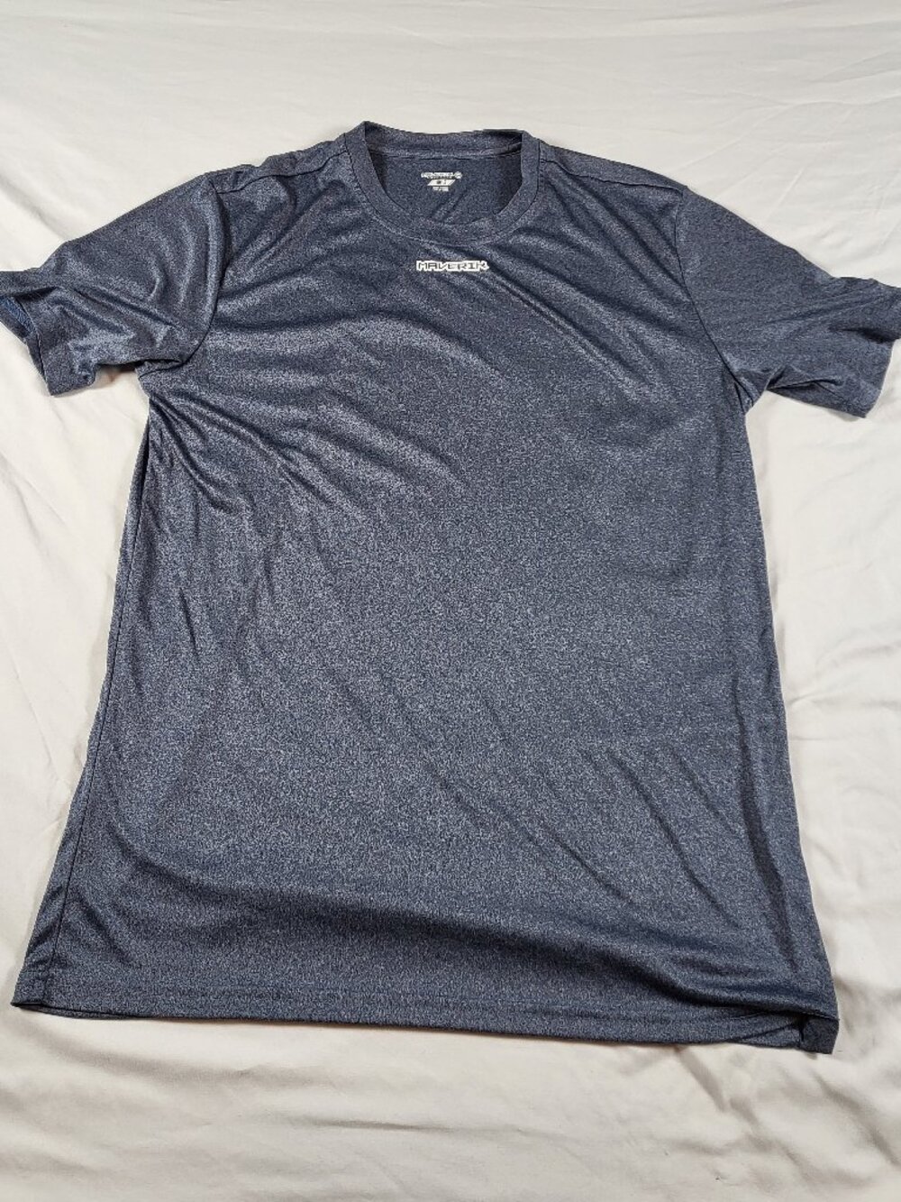 Lot of 2 Maverik Lacrosse Shirts Men's Large Tee Gray Active Lightweight Comfort